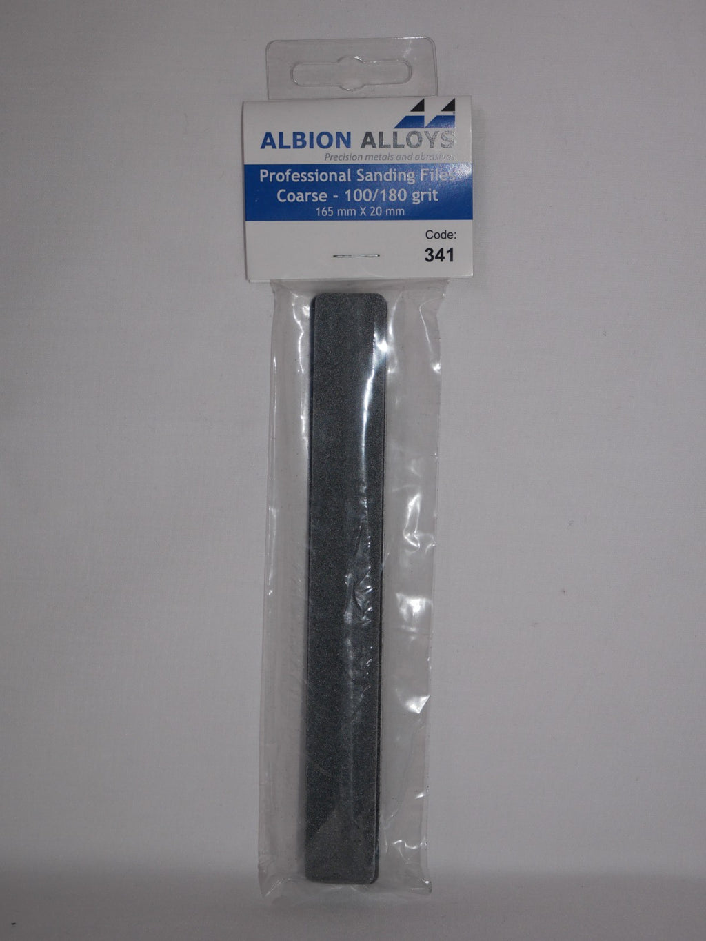 Albion Alloys Professional Sanding Files Coarse 100/180 Grit (165mm x 20mm) 341