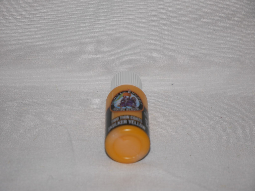 Duncan Rhodes Painting Academy 'Two Thin Coats' Skulker Yellow 15ml Bottle 10005
