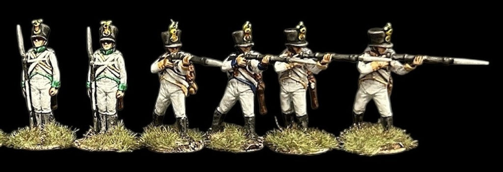 Hat Industrie 1:72 Scale Napoleonic Austrians Infantry (Firing) Figures - 8165