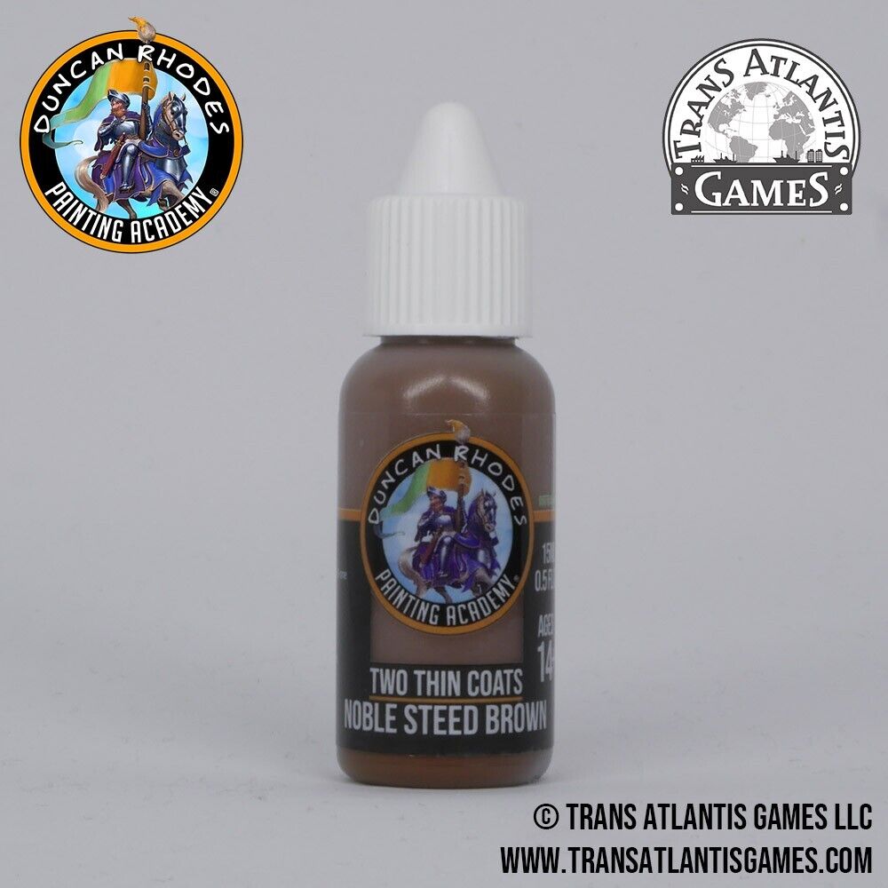 Duncan Rhodes Painting Academy 'Two Thin Coats' Noble Steed Brown 15ml - 10088