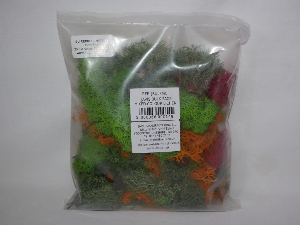 Javis Countryside Scenics Bulk Pack Of Mixed Colour Lichen - JBULKMC
