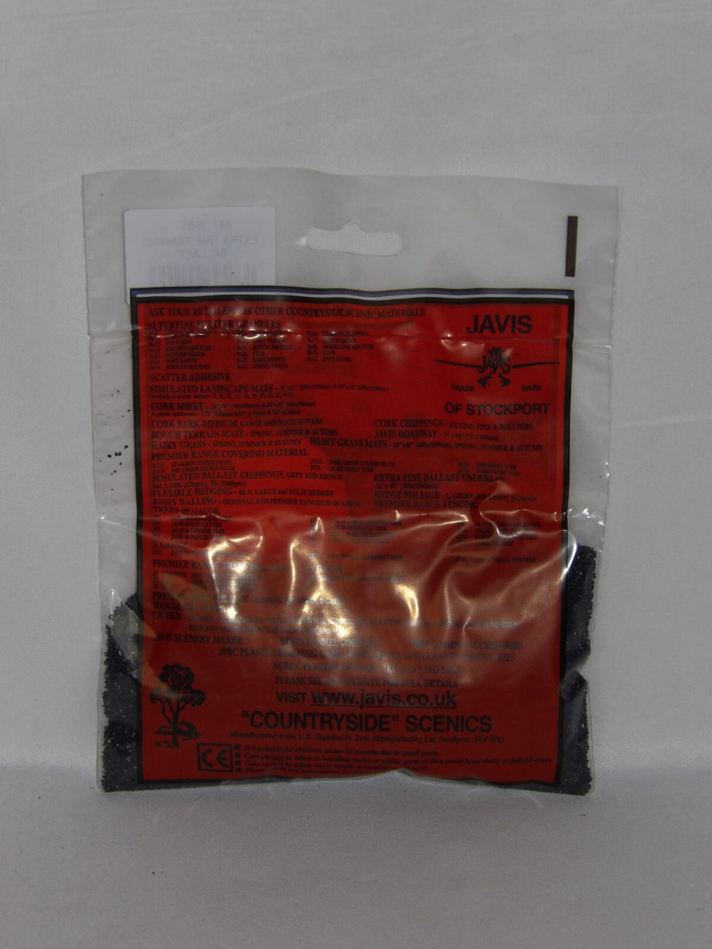 Javis "Countryside" Scenics No 85 Extra Fine Tarmac Ballast Scatter JS85