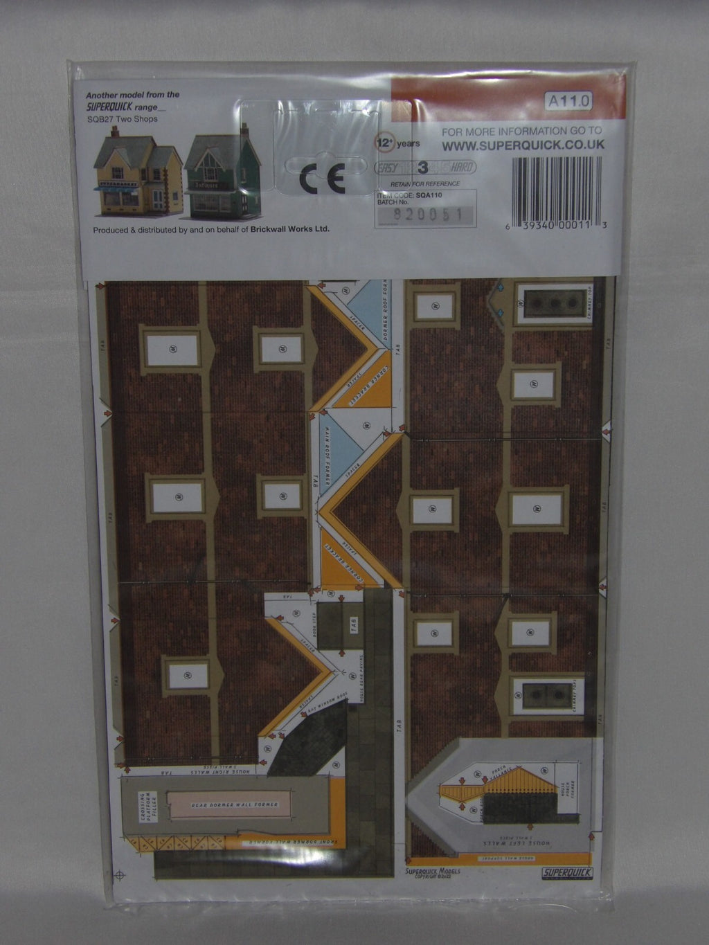 Superquick Kits 1:76 Scale Station Master House & Crossing Cottage - SQA11.0