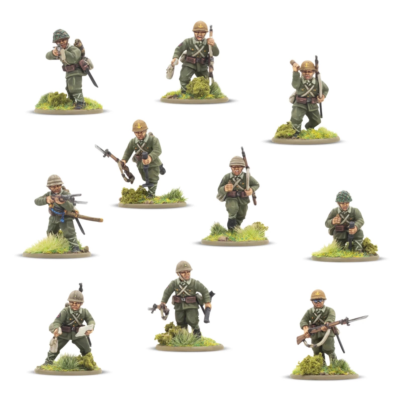 Warlord Games Bolt Action 1:56 Scale Japanese Army Infantry Platoon - 402016003
