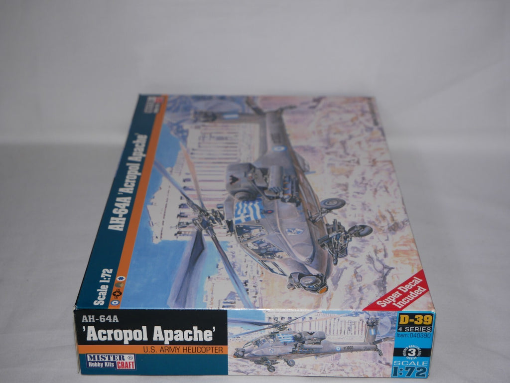 MisterCraft Hobby Kits 1:72 Scale (D-39) Boeing AH-64A 'Acropol Apache' - 040390