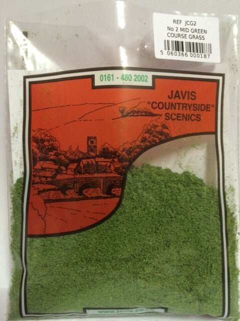 Javis "Countryside" Scenics No 2 Medium Green Coarse Grass JCG2