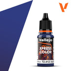 Vallejo Xpress Color Acrylics Storm Blue 18ml/0.6 fl oz Dropper Bottle - 72.412
