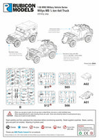 Rubicon Models 1:56 Scale Willys MB US Army 1/4 Ton 4x4 Utility Truck - 280049
