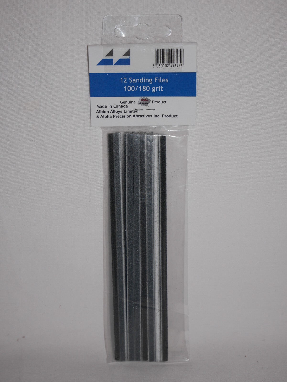 Albion Alloys Professional Sanding Files Coarse - 100/180 Grit 165mm x 3mm - 141