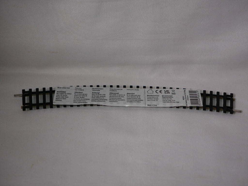 Hornby 1:76 Model Railway Track Single Piece 4th Radius 22.5 Deg Curve Arc R8261