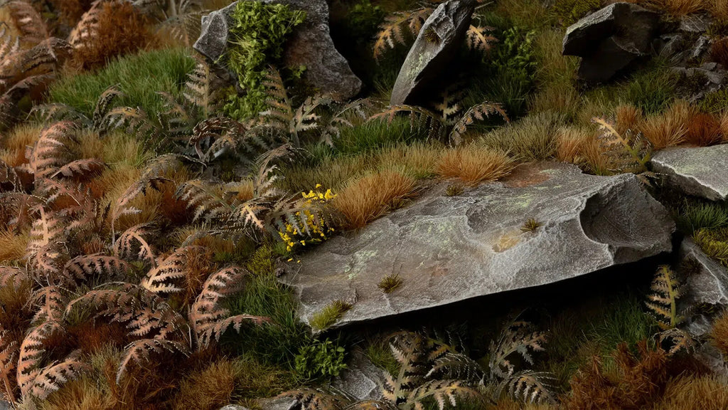 Gamers Grass Full Color Laser Cut Plants Dry Bracken (26) Per Pack GGLP-DB