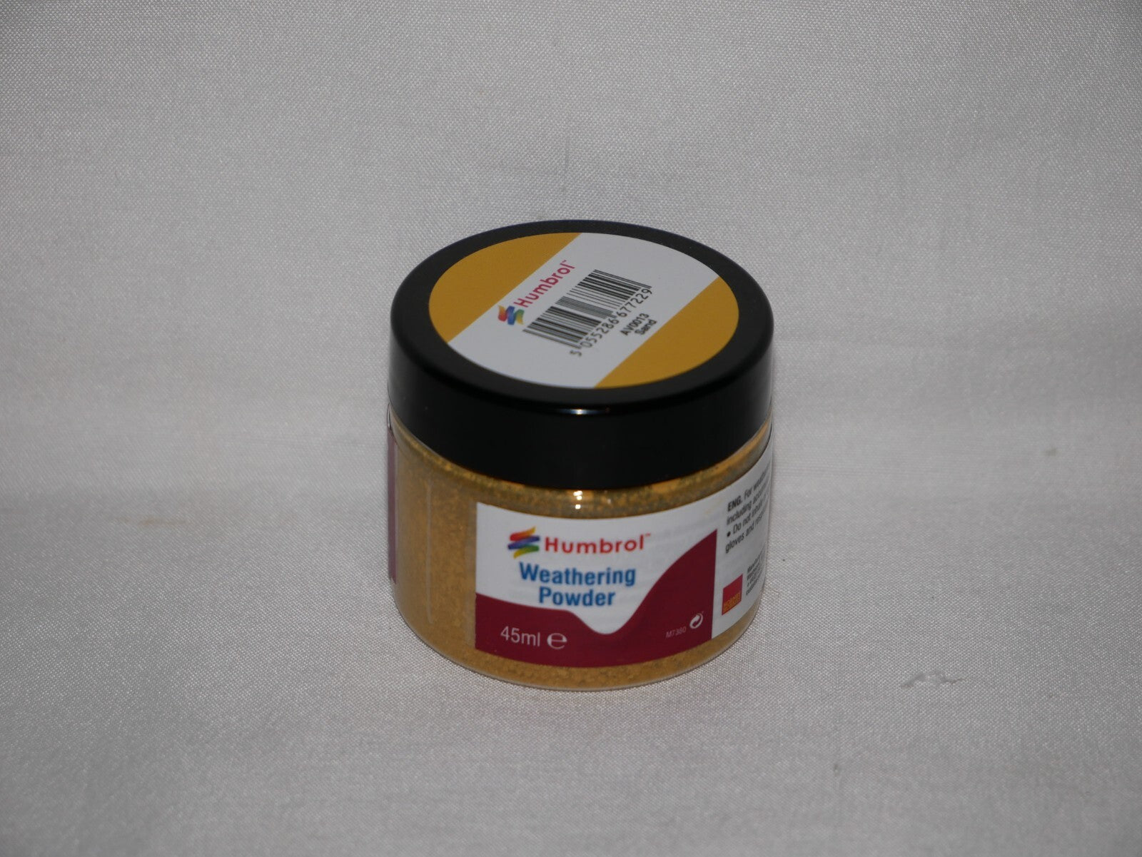Humbrol Sand Weathering Powder 45ml Plastic Tub For Model Weathering - AV0013