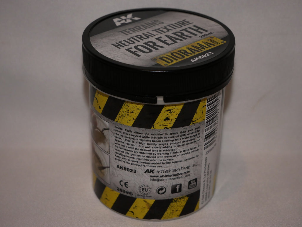 AK Interactive Diorama Terrains Neutral Texture For Earth Acrylic 250ml - AK8023