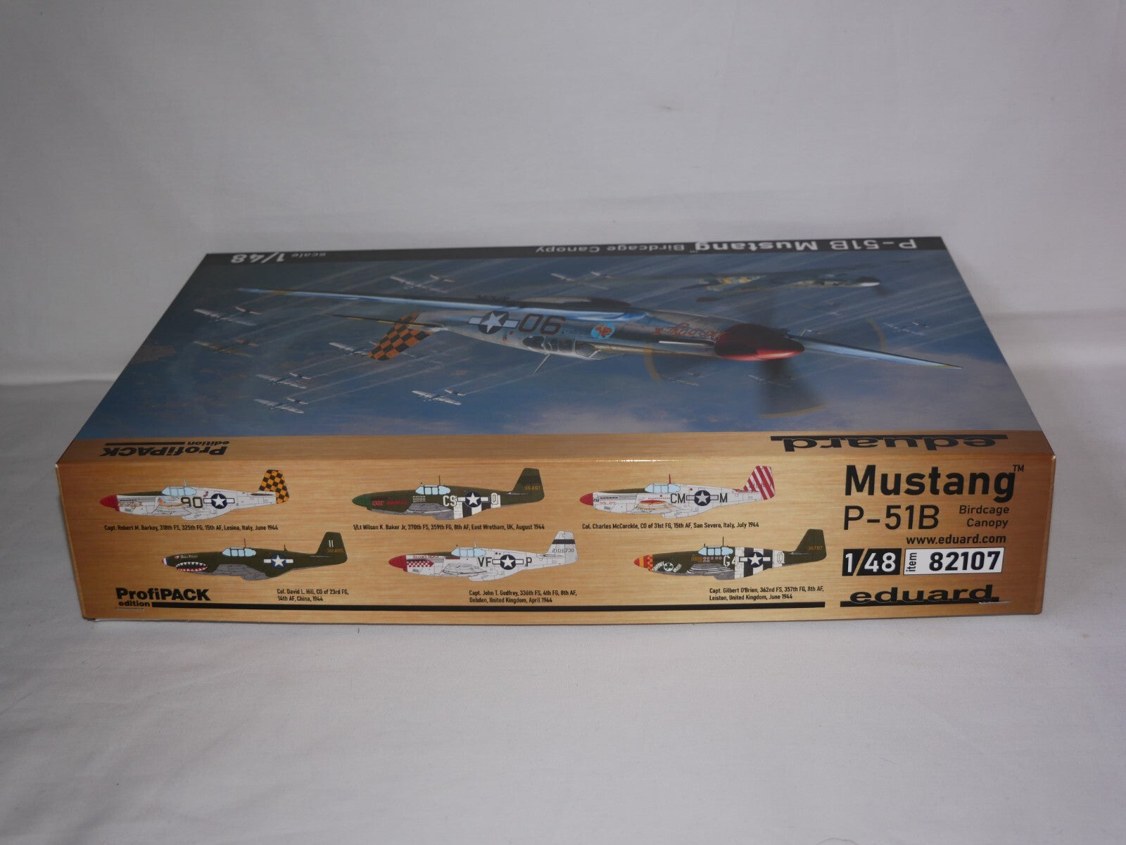 Eduard 1:48 Scale P-51B Mustang Birdcage Canopy ProfiPACK Edition Kit - 82107