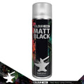 The Colour Forge Hobby Supplies Matt Black Model Primer 500ml Aerosol Spray Can