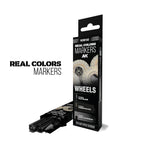 AK Interactive Real Colors Fast Dry Acrylic Markers Wheels (3 Piece) Set RCM102