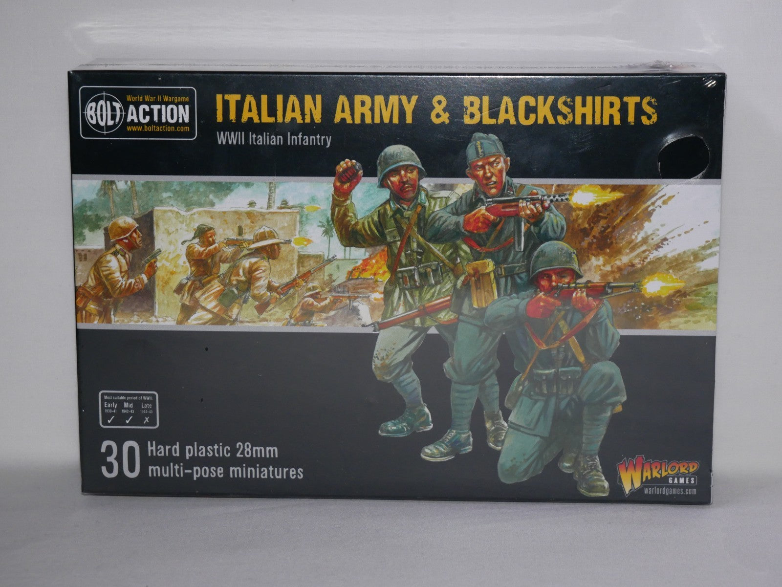 Warlord Games Bolt Action 1:56 Scale WWII Italian Army & Blackshirts - 402015801