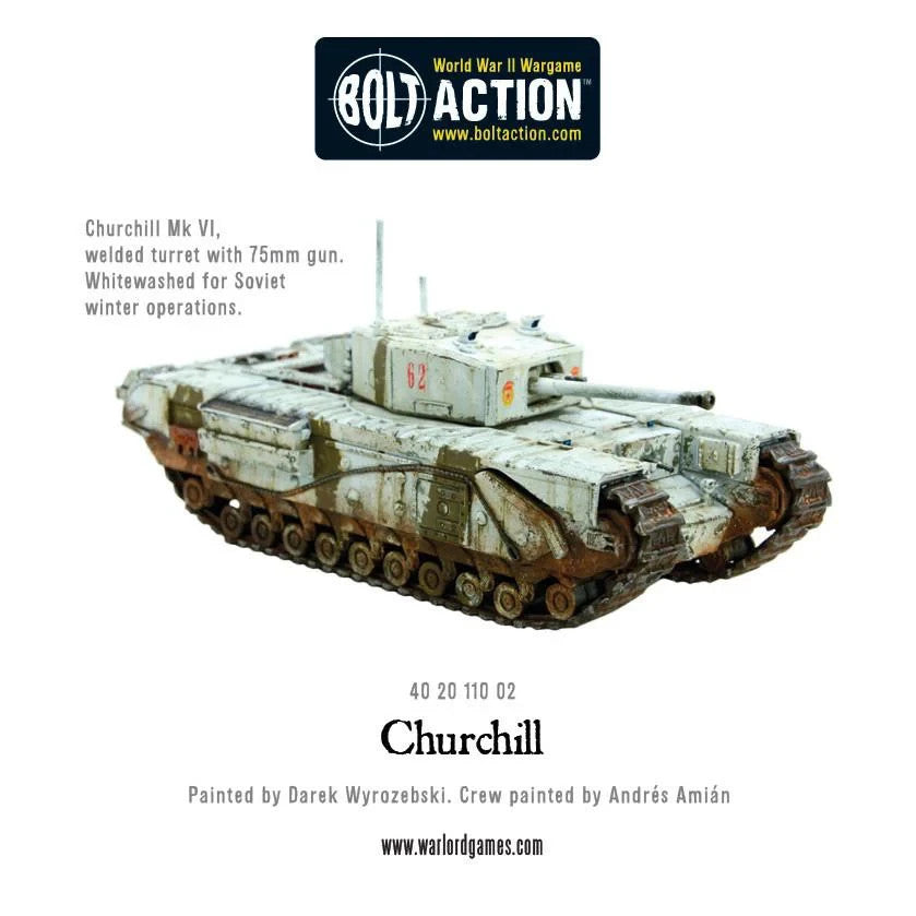 Warlord Games Bolt Action 1:56 Scale WWII Churchill Infantry Tank - (402011002)