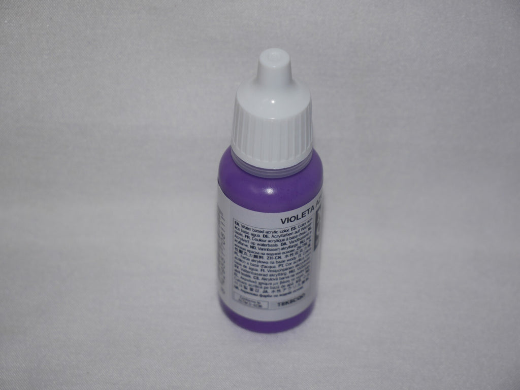 Vallejo Model Color Blue Violet Acrylic 17ml/0.57 fl oz Dropper Bottle - 70.811
