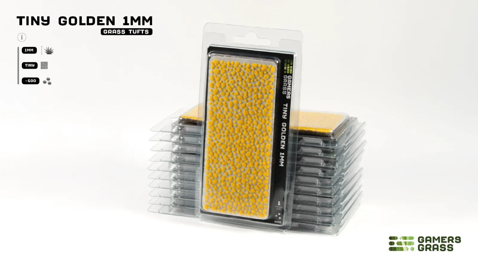 Gamers Grass Tiny Golden 1mm Tufts For Wargaming Bases (500) Per Pack - GGTT-GO
