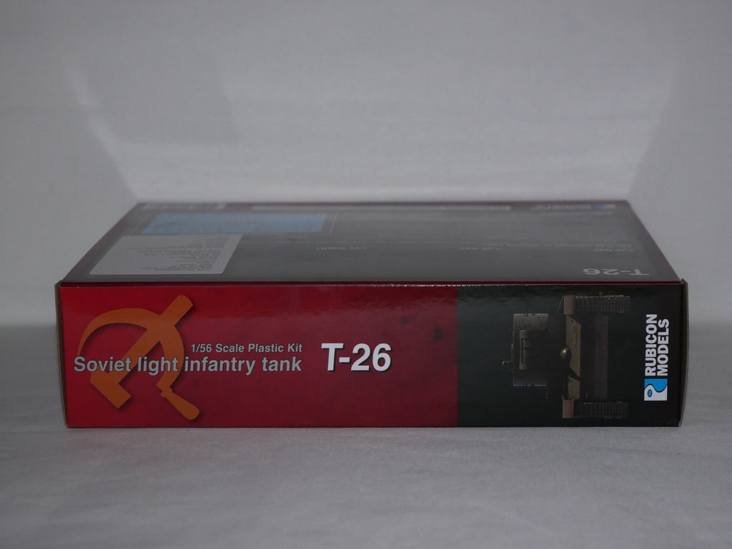 Rubicon Models 1:56 (28mm) Scale WWII Soviet T-26 Light Infantry Tank - 280070