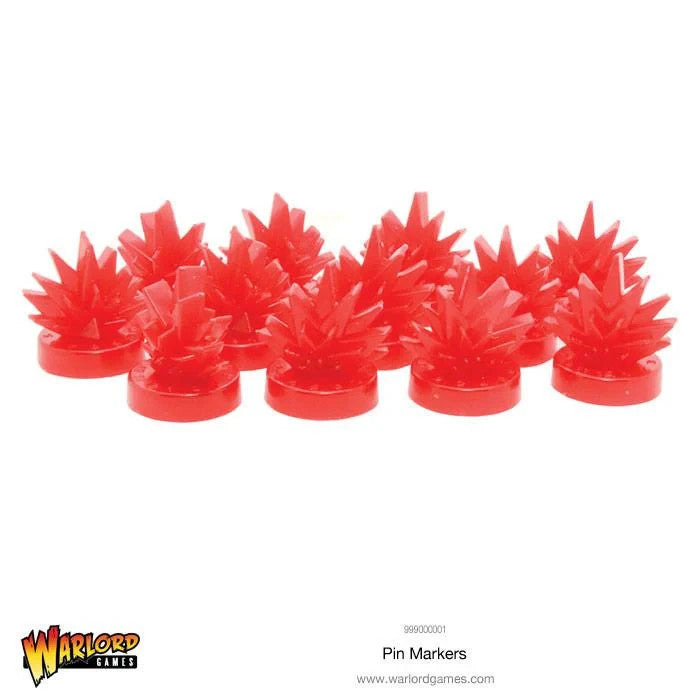 Warlord Games Bolt Action 1:56 Plastic Pin Markers Game Accessories - 999000001