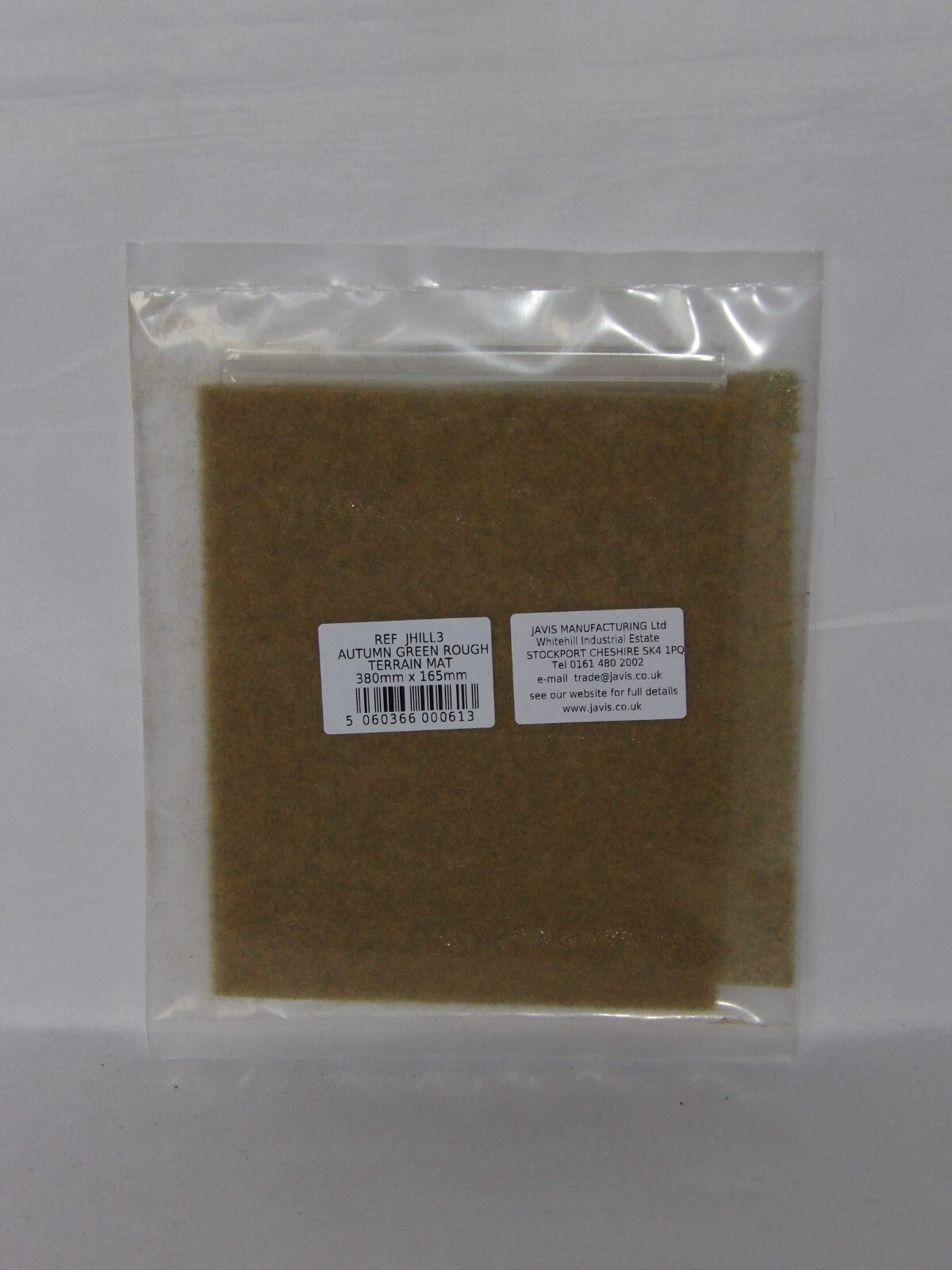 Javis "Countryside" Scenics Autumn Green Rough Terrain Mat 380mm x 165mm JHILL3