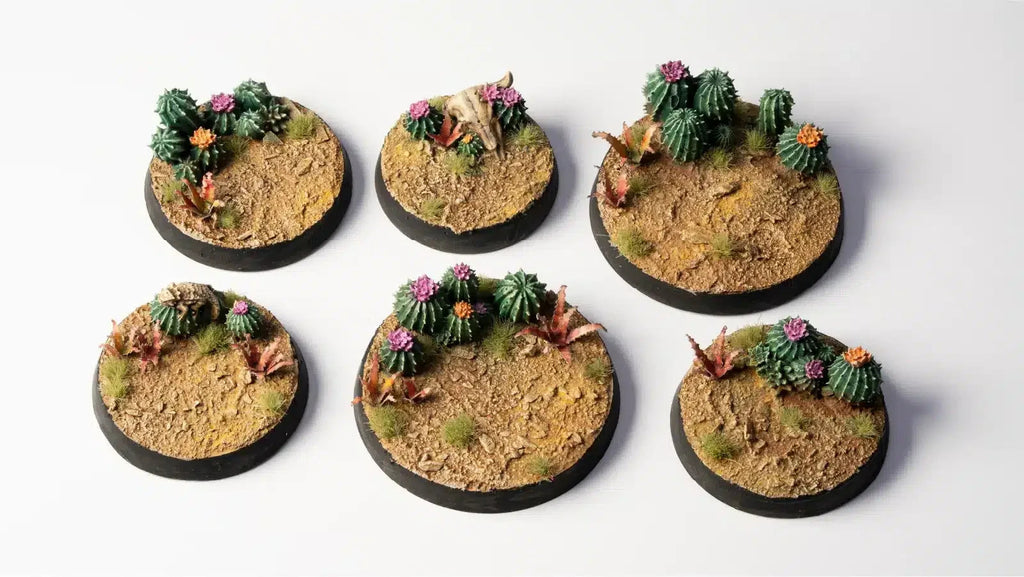 Gamers Grass Basing Bits Barrel Cacti For Wargaming Miniature Bases - GGBB-BC