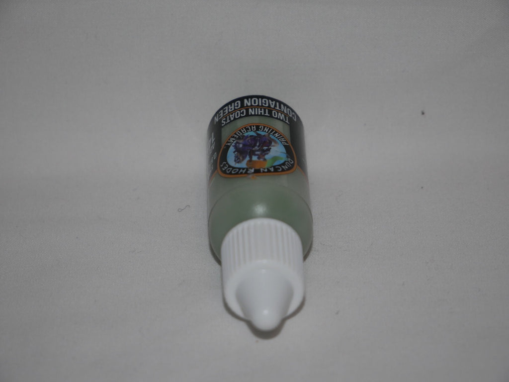 Duncan Rhodes Painting Academy Two Thin Coats Contagion Green 15ml Bottle 10136
