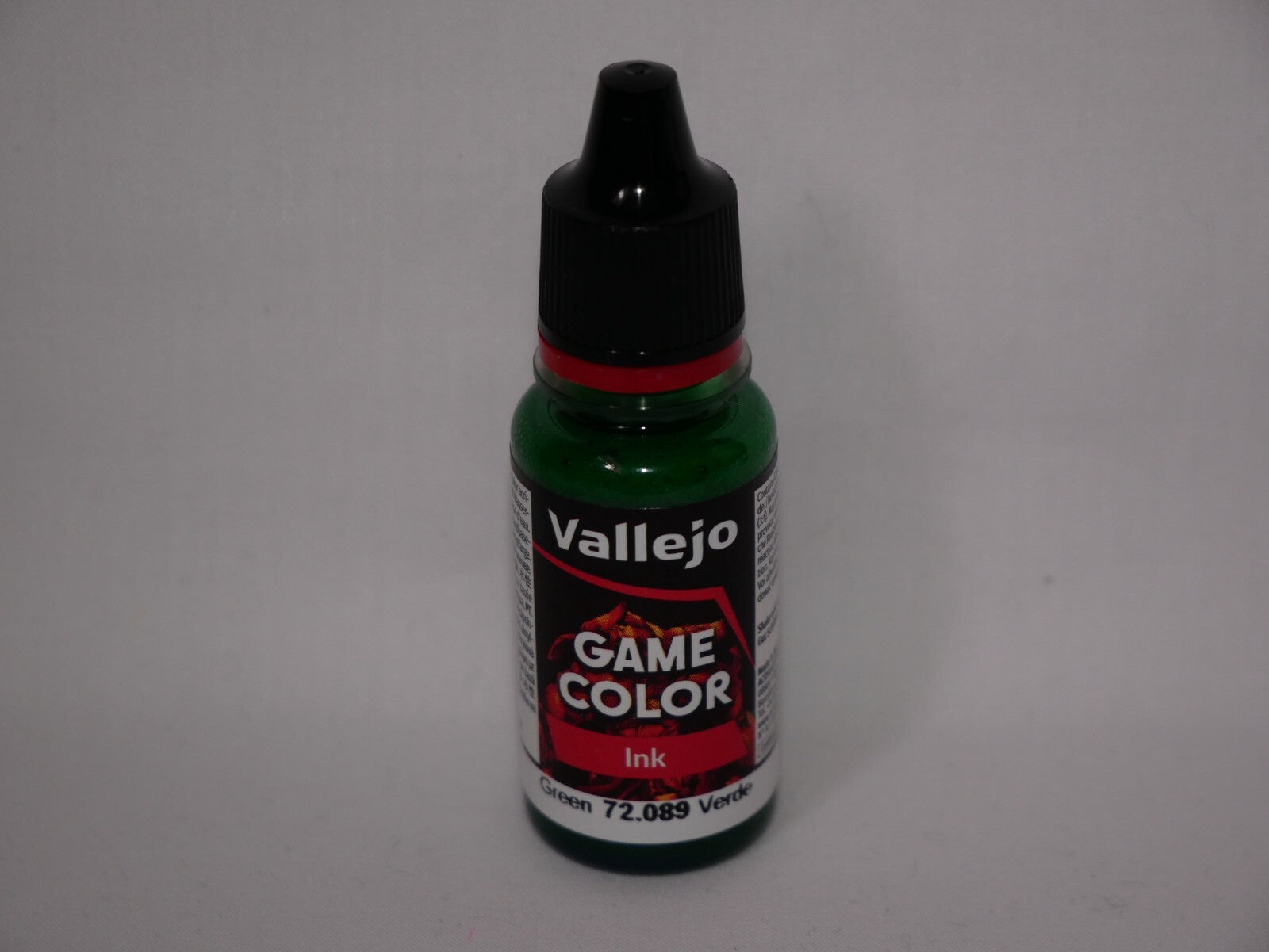 Vallejo Game Color Acrylic Ink Range Green 18ml/0.6 fl oz Dropper Bottle 72.089