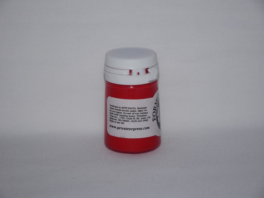 Formula P3 Acrylic Paint Range Khador Red Base 18ml Flip Top Bottle - PIP 93021