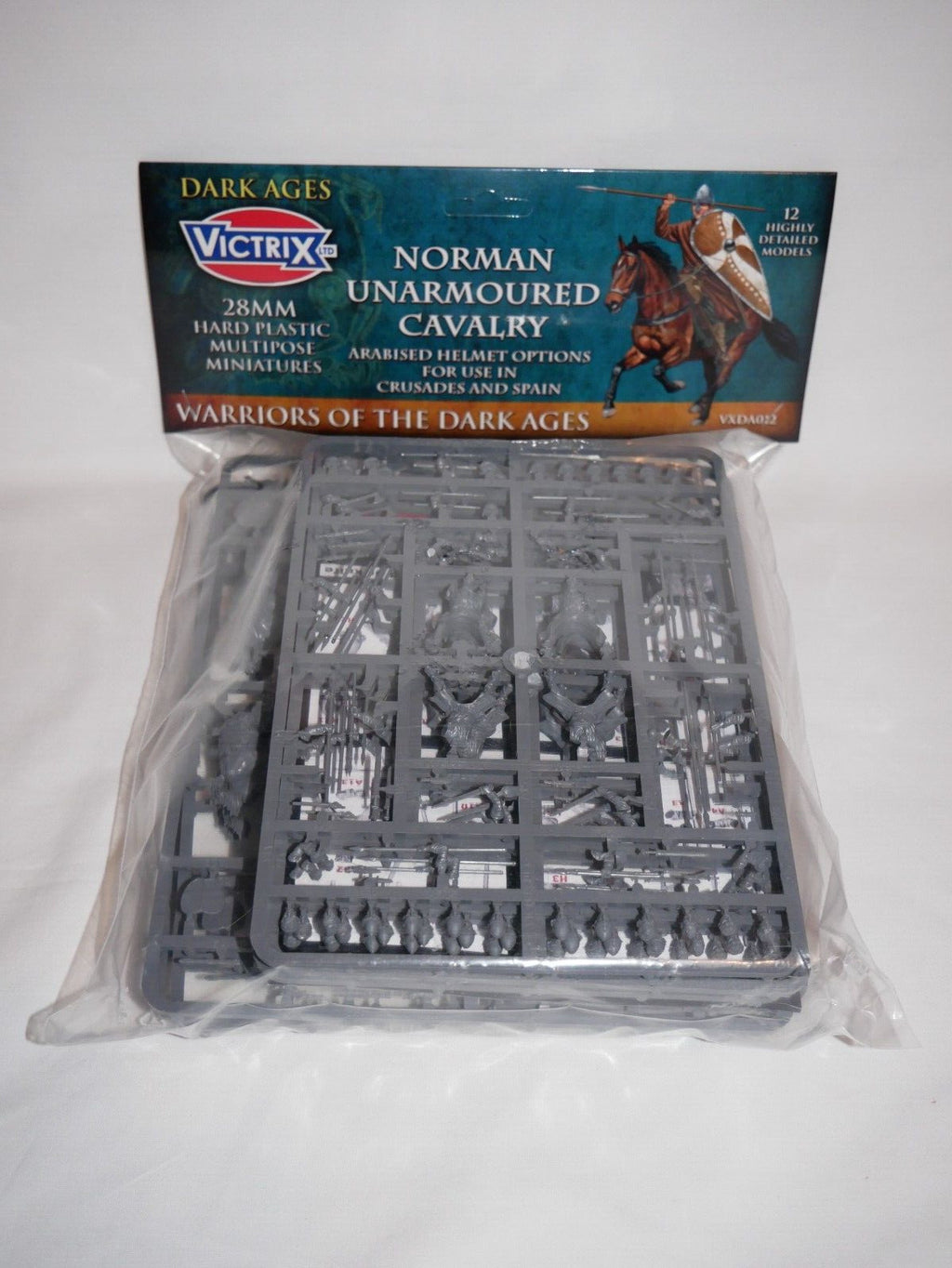 Victrix Warriors Of The Dark Ages 28mm Plastic Norman Unarmoured Cavalry - VXDA012