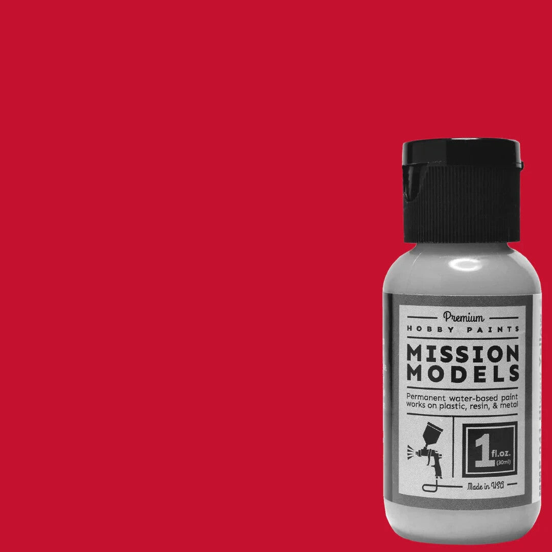 Mission Models Premium Hobby Paints Red 30ml / 1 fl oz Bottle (MMP - 003)