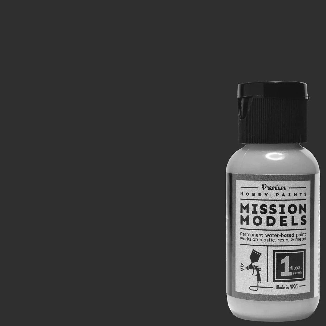 Mission Models Premium Hobby Paints Nato Black 30ml / 1 fl oz Bottle (MMP - 035)