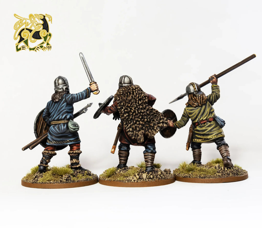 Victrix Warriors Of The Dark Ages 28mm Early Saxon Unarmoured Warriors - VXDA016