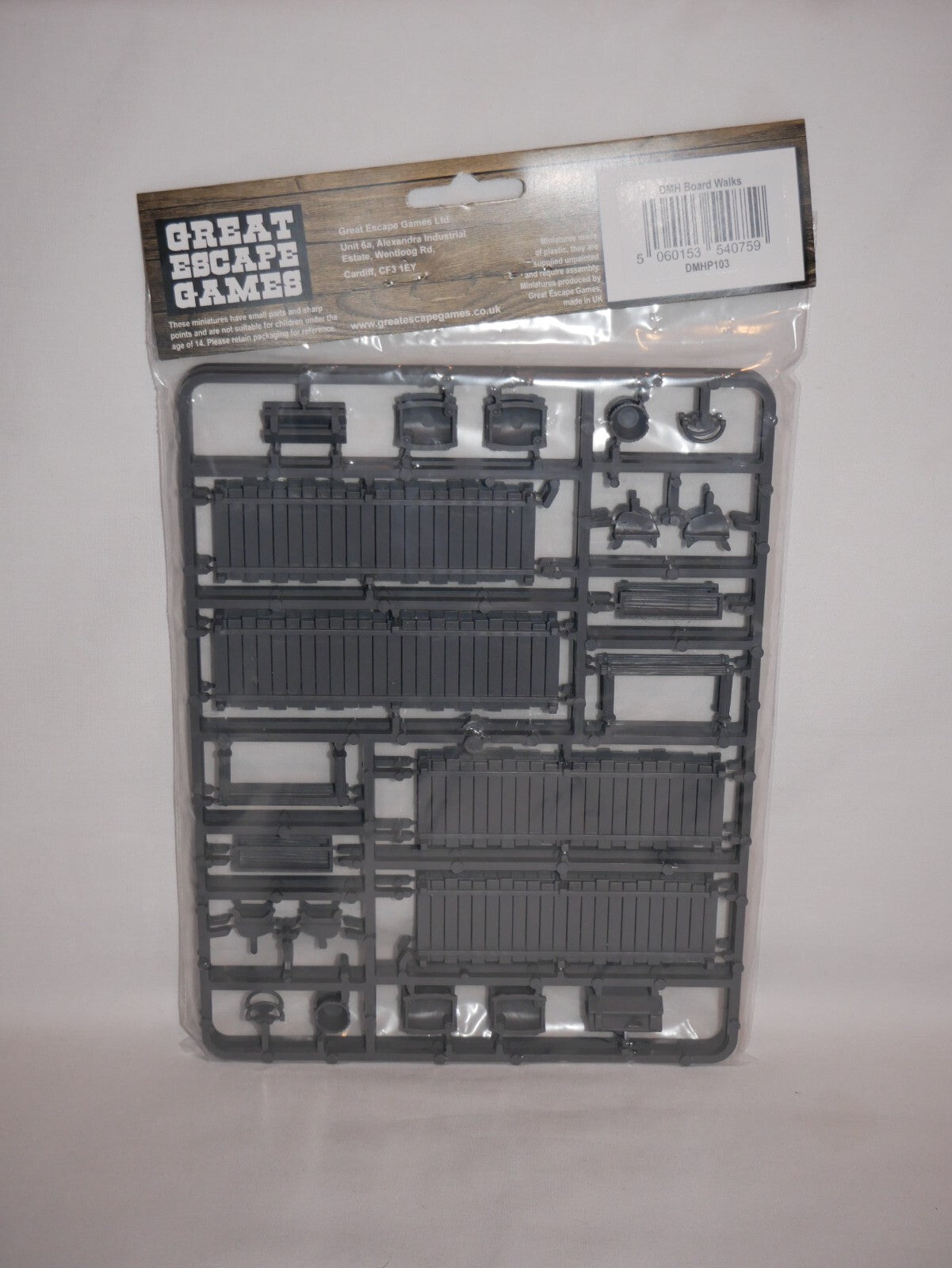 Great Escape Games Dead Mans Hand 28mm Scale Hard Plastic Board Walks - DMHP103