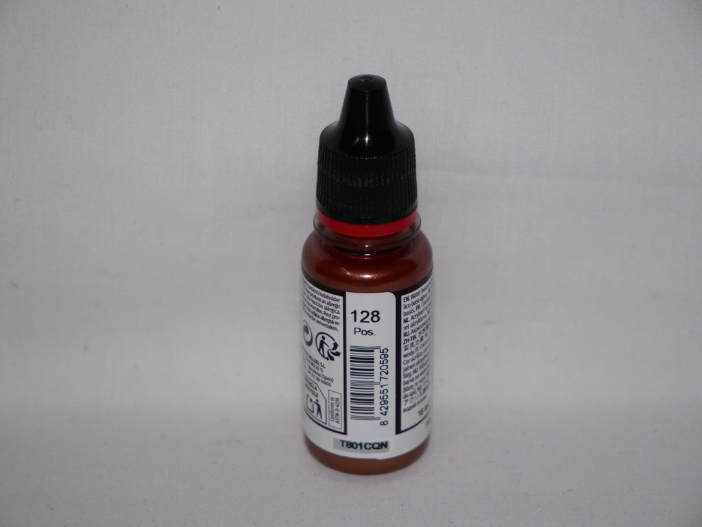 Vallejo Game Color Acrylic Metallics Hammered Copper 18ml Dropper Bottle 72.059