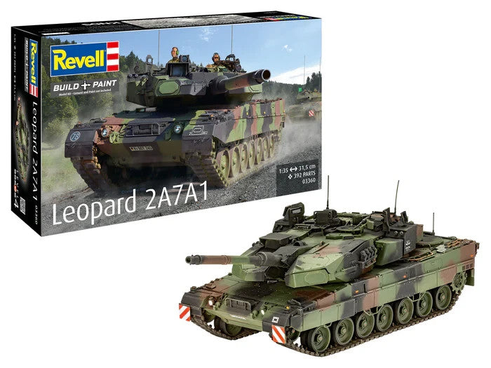 Revell 1:35 Scale Leopard 2A7A1 Main Battle Tank Model kit Skill Level 4 - 03360