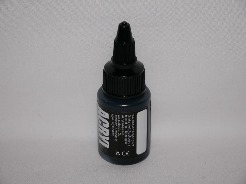 Monument Hobbies Pro Acryl Paint Range Coal Black 22ml Twist Top Bottle MPA-002