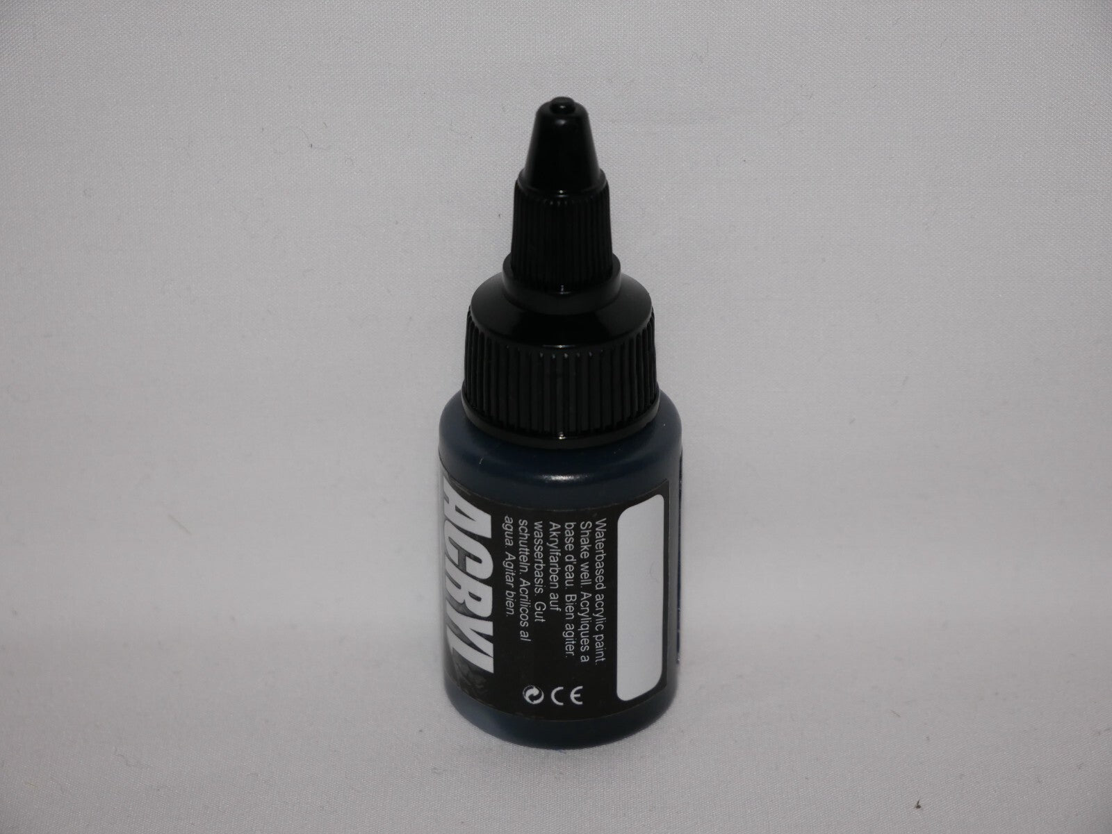 Monument Hobbies Pro Acryl Paint Range Coal Black 22ml Twist Top Bottle MPA-002