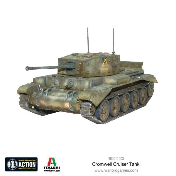 Warlord Games Bolt Action 1:56 Scale WW2 British Cromwell Cruiser Tank - 402011003