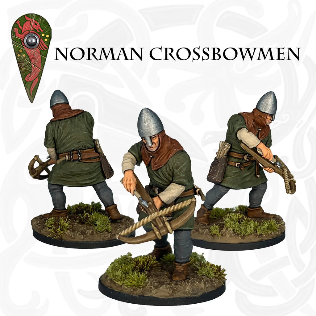 Victrix Warriors Of The Dark Ages 28mm Hard Plastic Norman Crossbowmen - VXDA011