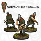 Victrix Warriors Of The Dark Ages 28mm Hard Plastic Norman Crossbowmen - VXDA011