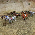 Wargames Atlantic General Accoutrements 28mm Hard Plastic Light Horses WAAGA005