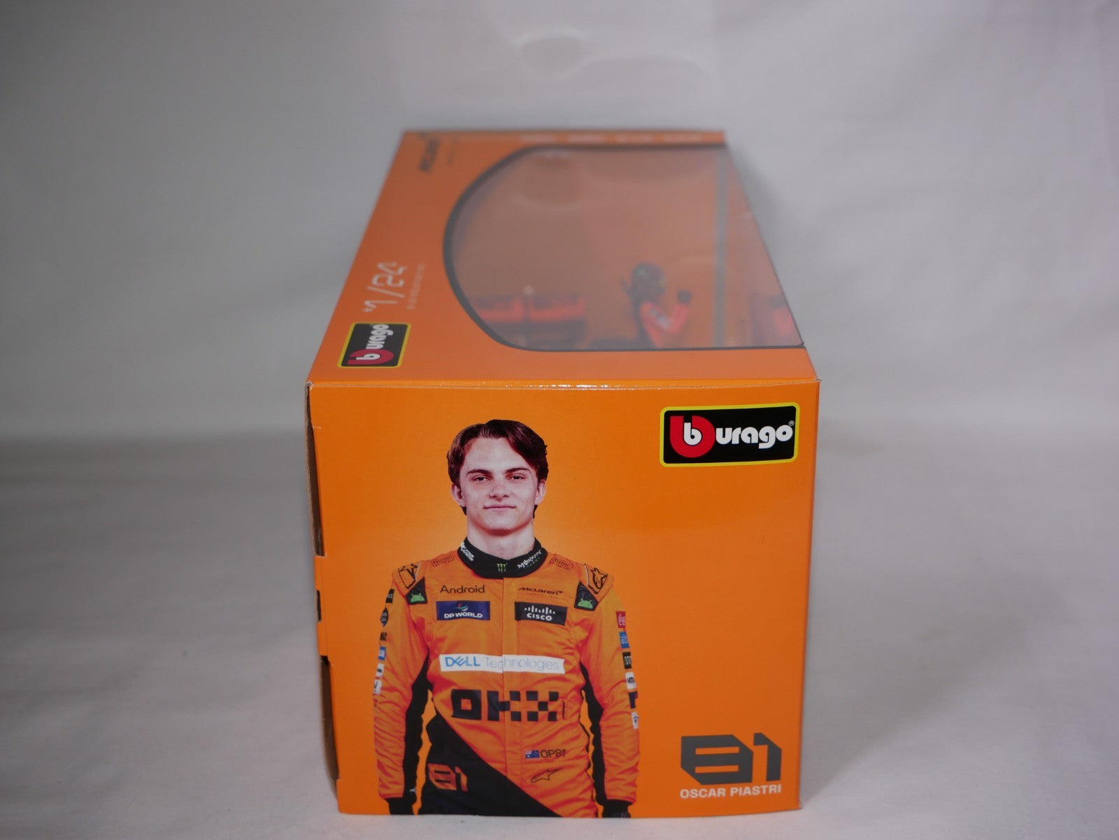 Burago 1:24 McLaren MCL38 Miami Grand Prix 2024 No.81 Oscar Piastri - #18-28040P