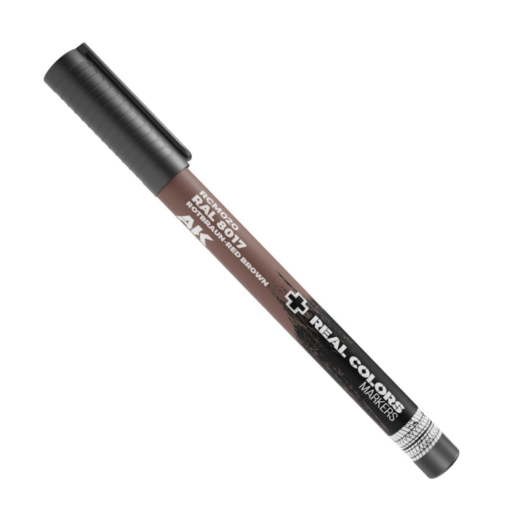 AK Interactive Real Colors Acrylic Markers RAL 8017 Rotbraun-Red Brown - RCM020