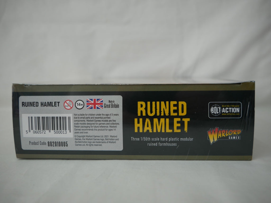 Warlord Games Bolt Action 1:56 Hard Plastic Modular Ruined Hamlet - 802010005