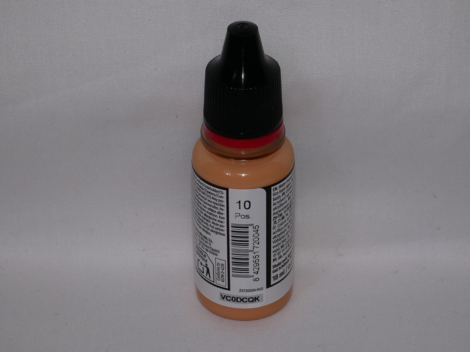 Vallejo Game Color Acrylic Elf Skin Tone 18ml/0.6 fl oz Dropper Bottle - 72.004