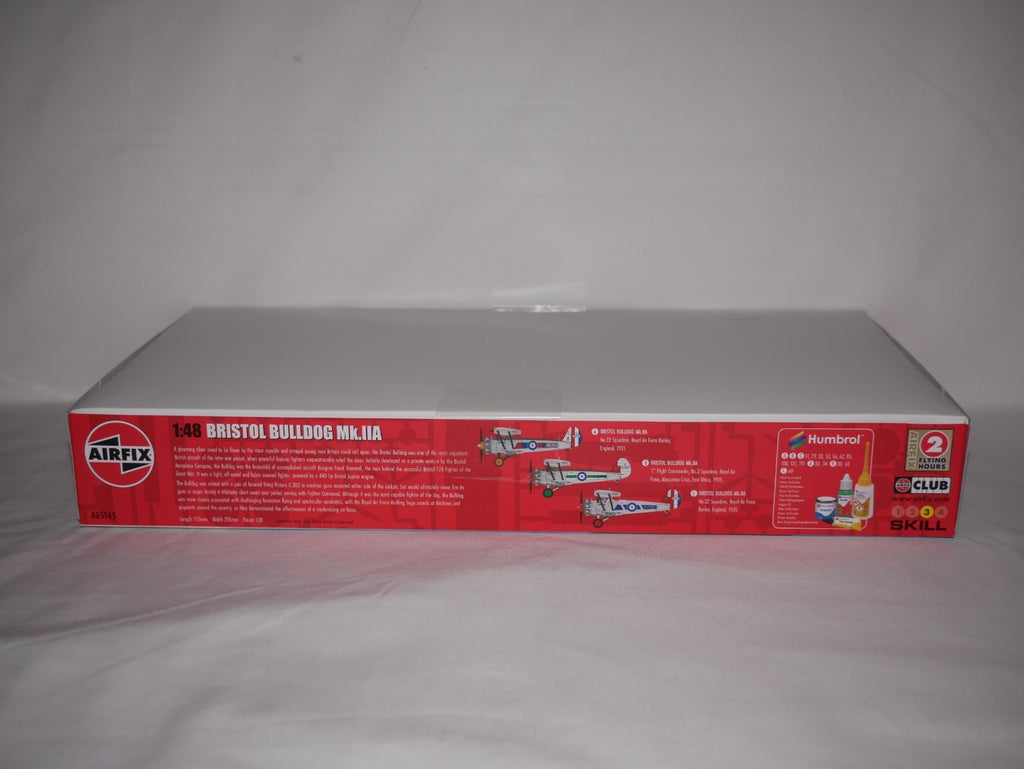 Airfix 1:48 Scale Bristol Bulldog Mk.IIA Model Plane Kit Skill Level 3 - A05145