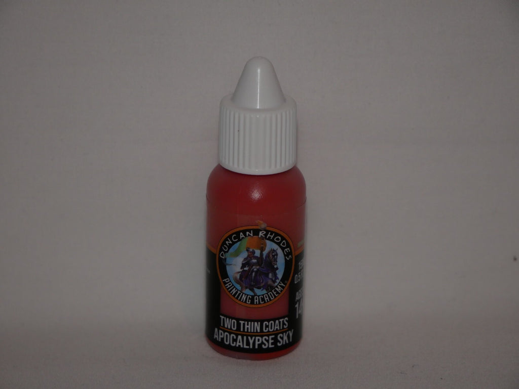 Duncan Rhodes Painting Academy Two Thin Coats Apocalypse Sky 15ml Bottle - 10125